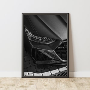 Póster de Audi RS6, póster de Audi, impresión de Audi, arte mural de Audi, póster de coche icónico, póster de coche deportivo, arte mural de deportes de motor, arte mural de coche deportivo