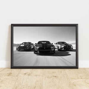Ford Mustang Shelby Poster, Ford Mustang Shelby Print, Ford Mustang Wall Art, Muscle Car Poster, Classic Car Poster, Classic Car Wall Art