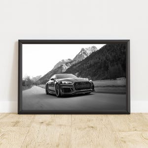 スポーツカーのポスター、スポーツカーのプリント、スポーツカーのウォールアート、車のウォールデコレーション、車の部屋の装飾、車好きへのギフト、車ファンへのギフト