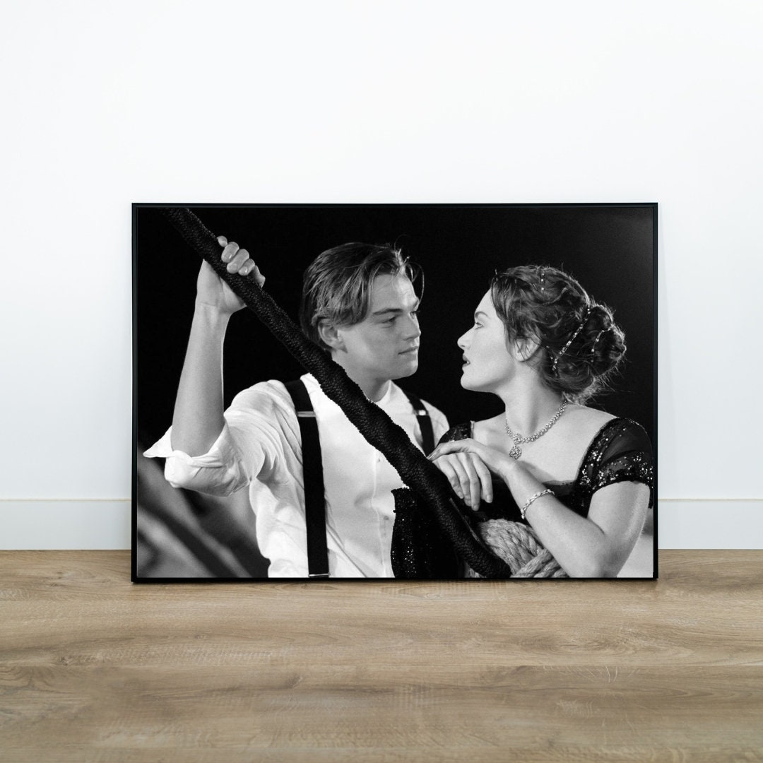 Titanic Poster Titanic Print Titanic Wall Art Classic Movie Etsy