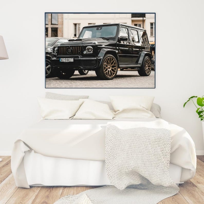 Mercedes Gwagon Poster, Mercedes Gwagon Print, Mercedes Gwagon Wall