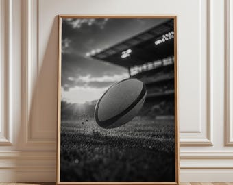 Rugby Poster, Rugby Print, Rugby Wall Art, Rugby Wall Decor, Rugby Home Deco, Sports Poster, Sports Print, Sports Wall Art