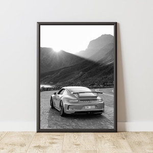Póster de coche deportivo, impresión de coche deportivo, arte mural de coche deportivo, póster de coche clásico, póster de coche icónico, regalo para amantes de los coches, regalo para aficionados a los coches
