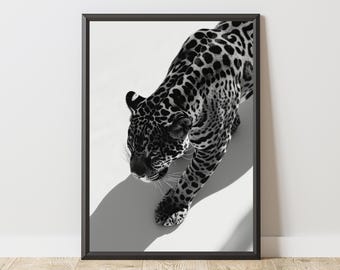 Jaguar Poster, Jaguar Wall Art, Jaguar Print, Motivational Poster, Motivation Print, Motivation Wall Art, Fashion Print, Fashion Wall Art