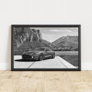 Aston Martin Vanquish Poster, Aston Martin Print, Aston Martin Wall Art, Aston Martin Poster, Luxury Wall Art, Luxury Car Poster