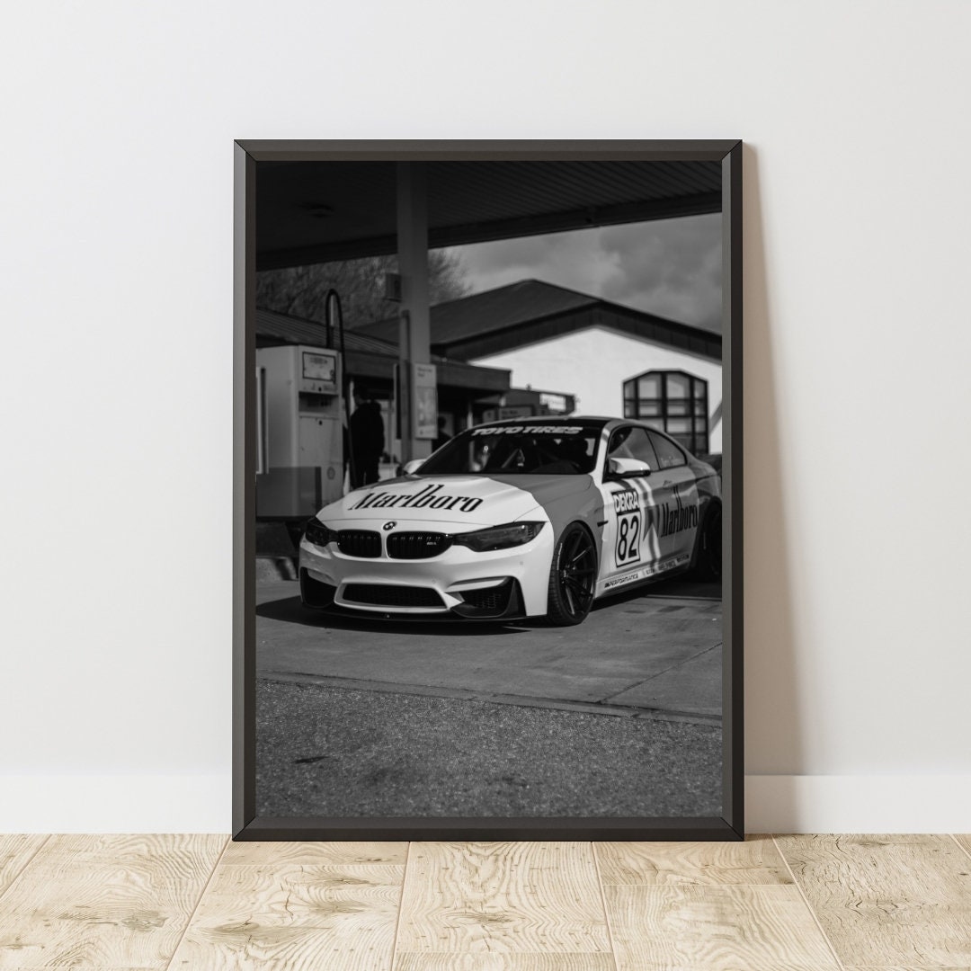 BMW M4 Poster, BMW M4 Print, BMW Wall Art, Race Car Poster, Race Car Print, Motorsport Wall Art, Motorsport Poster, Motorsport Print