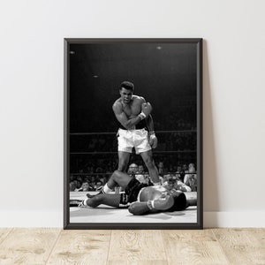 Muhammed Ali Poster, Muhammed Ali Druck, Muhammed Ali Wandkunst, Vintage Sport Plakat, Vintage Boxen Plakat, Vintage Boxen Wandkunst