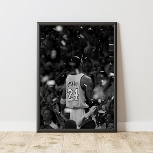 Kobe Bryant Poster, Kobe Bryant Print, Kobe Bryant Wall Art, Basketball Poster, Basketball Wall Art, Vintage NBA Poster, NBA Wall Art