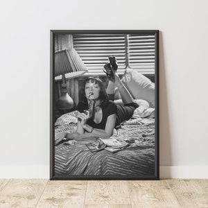 Pulp Fiction Poster, Pulp Fiction Print, Pulp Fiction Wall Art, Movie Wall Art, Cinema Wall Art, Classic Movie Poster, Vintage Movie Poster