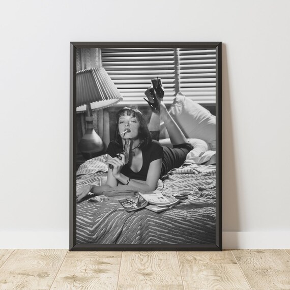 Pulp Fiction Poster, Pulp Fiction Print, Pulp Fiction Wall Art, Movie Wall Art, Cinema Wall Art, Classic Movie Poster, Vintage Movie Poster