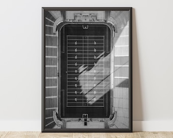 Póster de fútbol, impresión de fútbol, arte mural de fútbol, decoración de pared de fútbol, decoración de habitación de fútbol, regalo para fanáticos del fútbol, arte mural deportivo