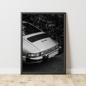 Póster de coche clásico, impresión de coche clásico, arte mural de coche clásico, arte mural de coche clásico, póster de coche antiguo, póster de coche icónico, coche deportivo clásico