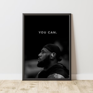 Cartaz motivacional, impressão motivacional, arte de parede motivacional, arte de parede com citação inspiradora, decoração de academia em casa, impressão de motivação esportiva