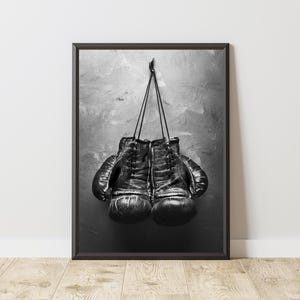 Boxing Poster, Boxing Print, Boxing Wall Art, Vintage Sport Poster, Vintage Boxing Poster, Boxing Gloves Poster, Boxing Gloves Print