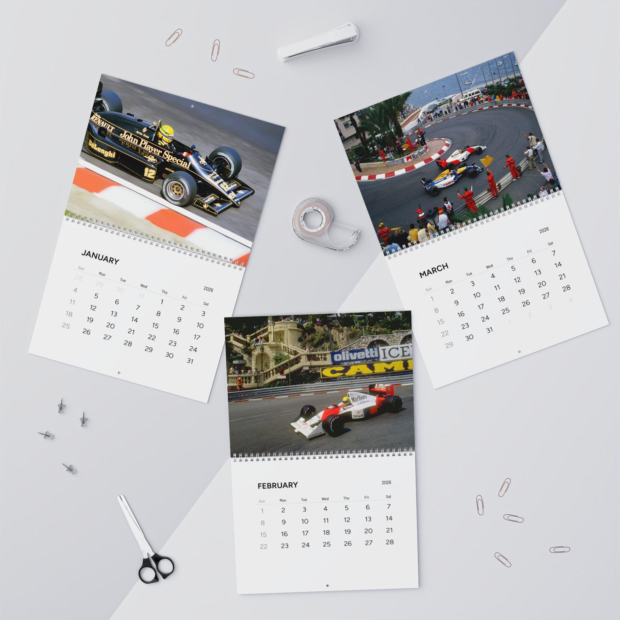 アイルトン・セナカレンダー、アイルトン・セナ2026カレンダー、F1
