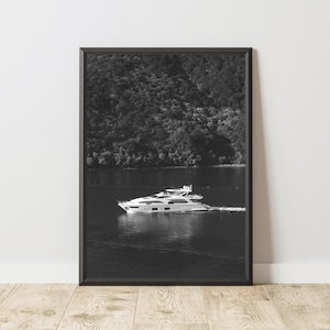 Yacht Poster, Yacht Print, Yacht Wall Art, Boat Poster, Boat Print, Boat Wall Art, Nautical Poster, Nautical Print, Nautical Wall Art