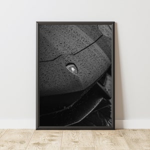 Lamborghini Poster, Lamborghini Print, Lamborghini Wall Art, Sports Car Wall Art, Motorsports Poster, Motorsports Wall Art