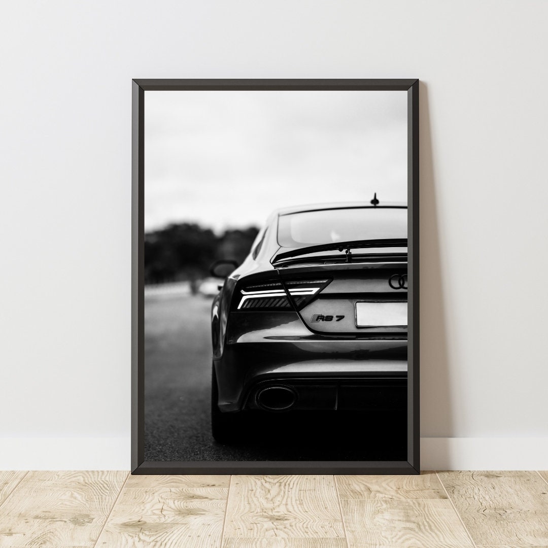Audi RS7 Poster, Audi Poster, Audi Print, Audi Wall Art, Iconic Car ...