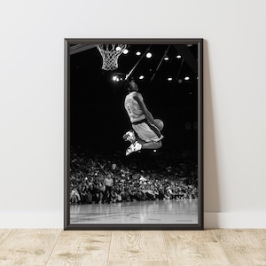 Kobe Bryant Poster, Kobe Bryant Druck, Kobe Bryant Wandkunst, Basketball Poster, Basketball Wandkunst, Vintage NBA Poster, NBA Wandkunst