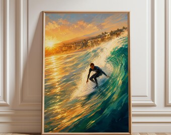Surfer Poster, Surfer Print, Surf Wall Art, Surfboard Poster, Surfboard Prind, Surfboard Wall Art, Ocean Wall Art, Summer Wall Art