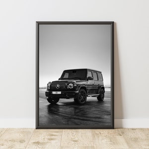 Mercedes G-Wagon Poster, Mercedes G-Wagon Print, Mercedes G-Wagon Wall Art, Iconic Car Poster, Mercedes Wall Art, Vintage Car Poster