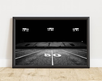 Póster de fútbol, impresión de fútbol, arte mural de fútbol, decoración de pared de fútbol, decoración de habitación de fútbol, regalo para fanáticos del fútbol, arte mural deportivo