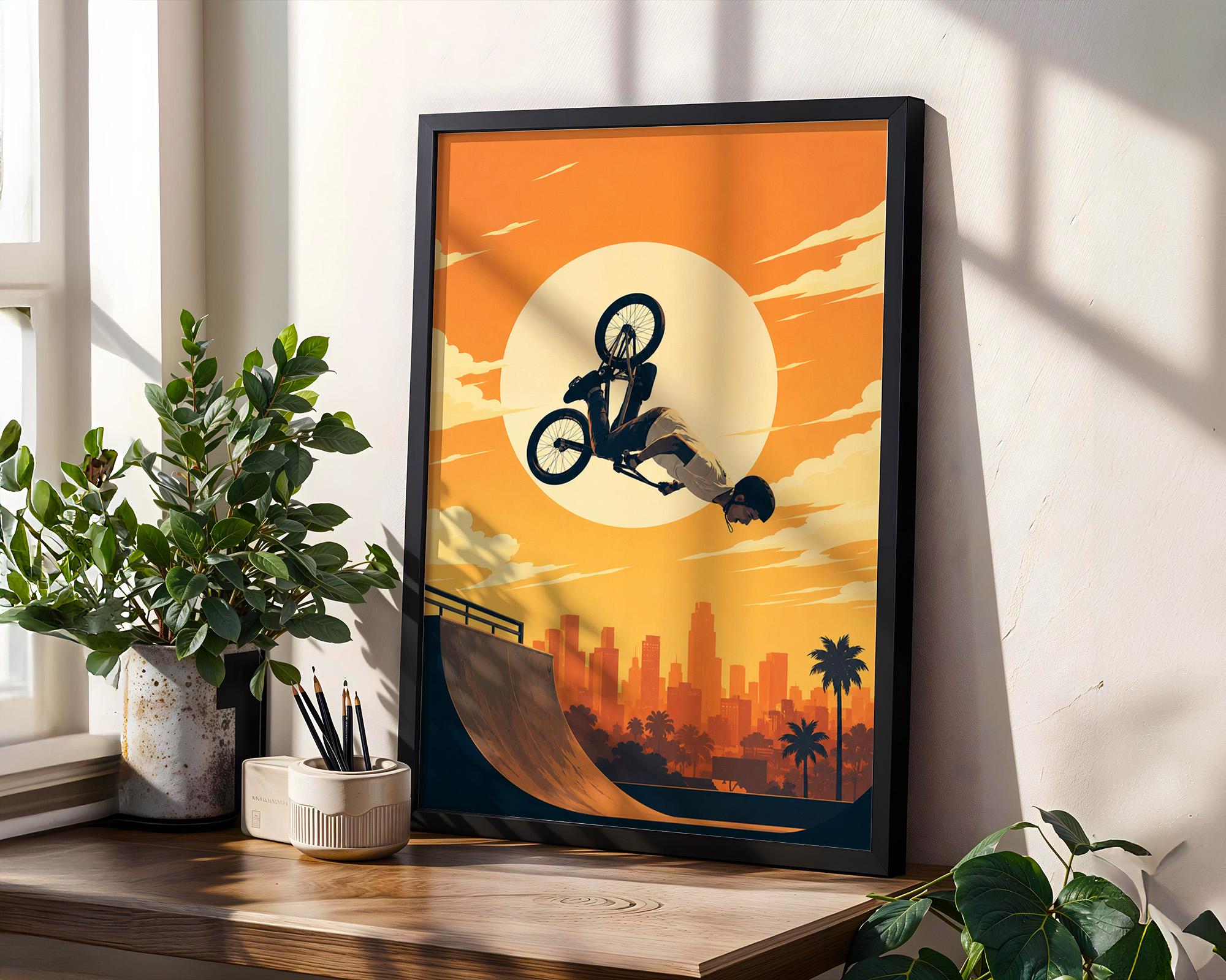 BMX Poster, BMX Print, BMX Wall Art, Bike Poster, Bike Print, Bike