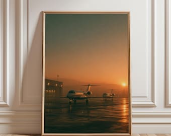 Private Jet Poster, Private Jet Print, Private Jet Wall Art