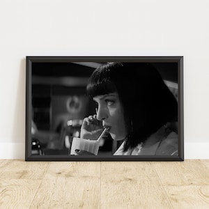 Pulp Fiction Poster, Pulp Fiction Print, Pulp Fiction Wall Art, Movie Wall Art, Cinema Wall Art, Classic Movie Poster, Vintage Movie Poster