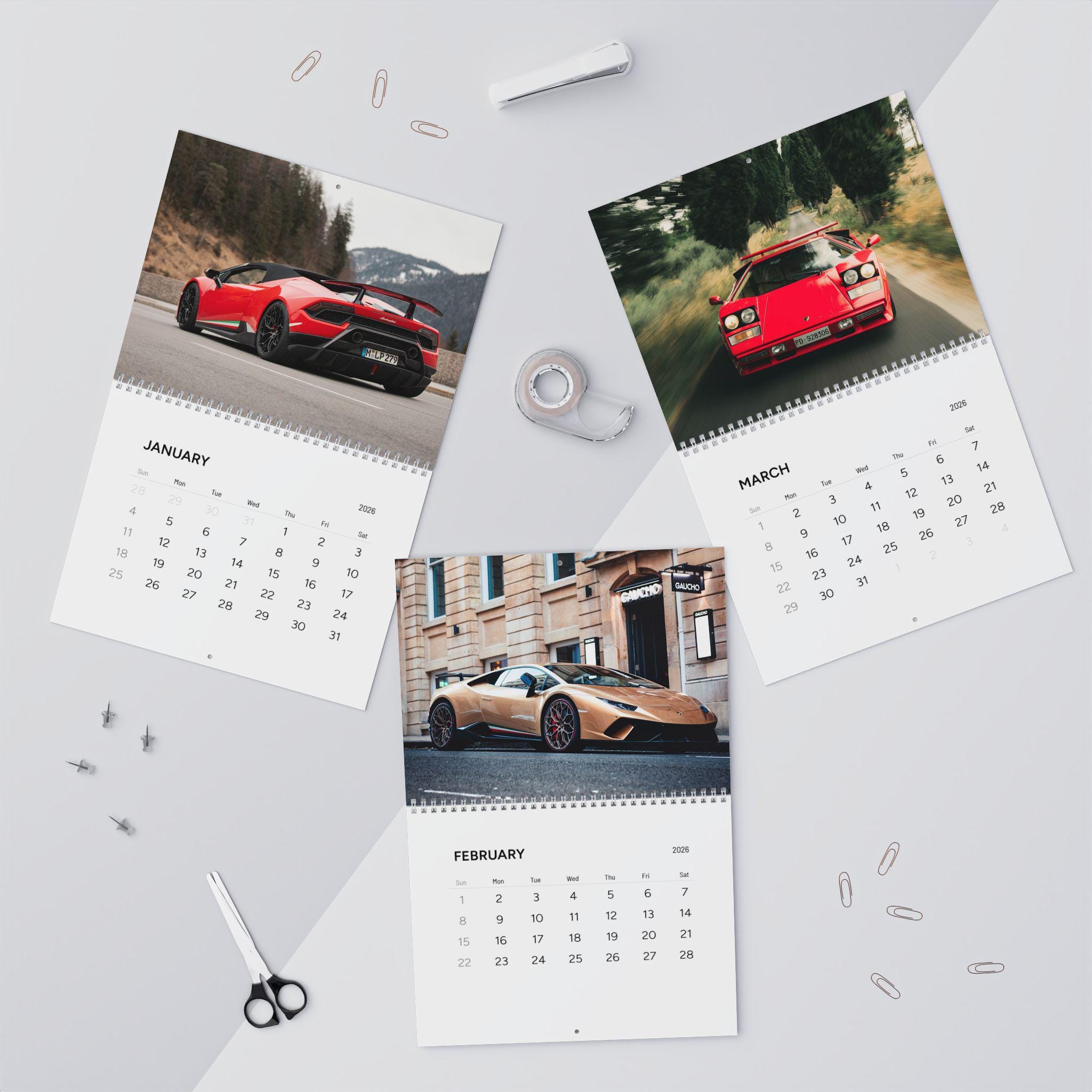 ランボルギーニカレンダー、ランボルギーニ2026カレンダー