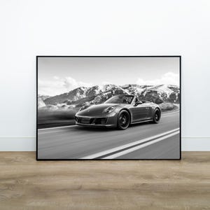 Póster de coche deportivo, impresión de coche deportivo, arte mural de coche deportivo, póster de coche clásico, póster de coche icónico, regalo para amantes de los coches, regalo para aficionados a los coches
