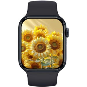 Fondo de pantalla floral para Apple Watch, esfera de reloj bohemia, fondo de pantalla de reloj veraniego, fondo de reloj botánico, reloj con flores neutras, estética veraniega