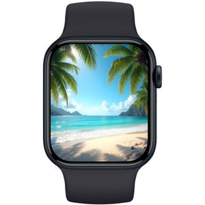 Sfondo estivo per Apple Watch, quadrante stagionale luminoso, sfondo per smartwatch con stagione soleggiata, screensaver Sunshine Watch, estetica estiva