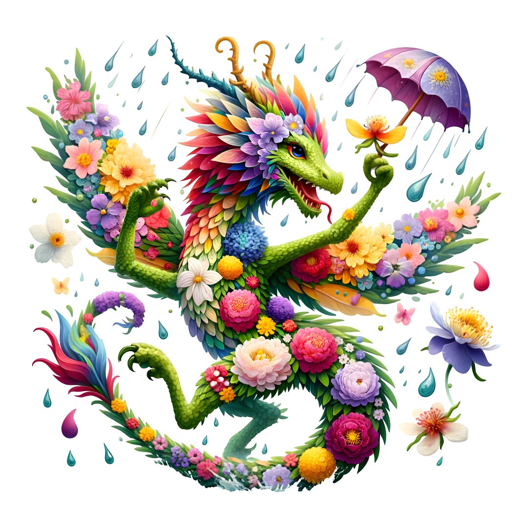Fairy Dragon in Spring Activities - Ideal for Your Dragon Papercraft ...
