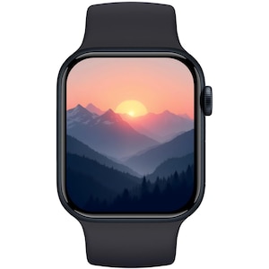 Sfondo estivo per Apple Watch, quadrante stagionale luminoso, sfondo per smartwatch con stagione soleggiata, screensaver Sunshine Watch, estetica estiva