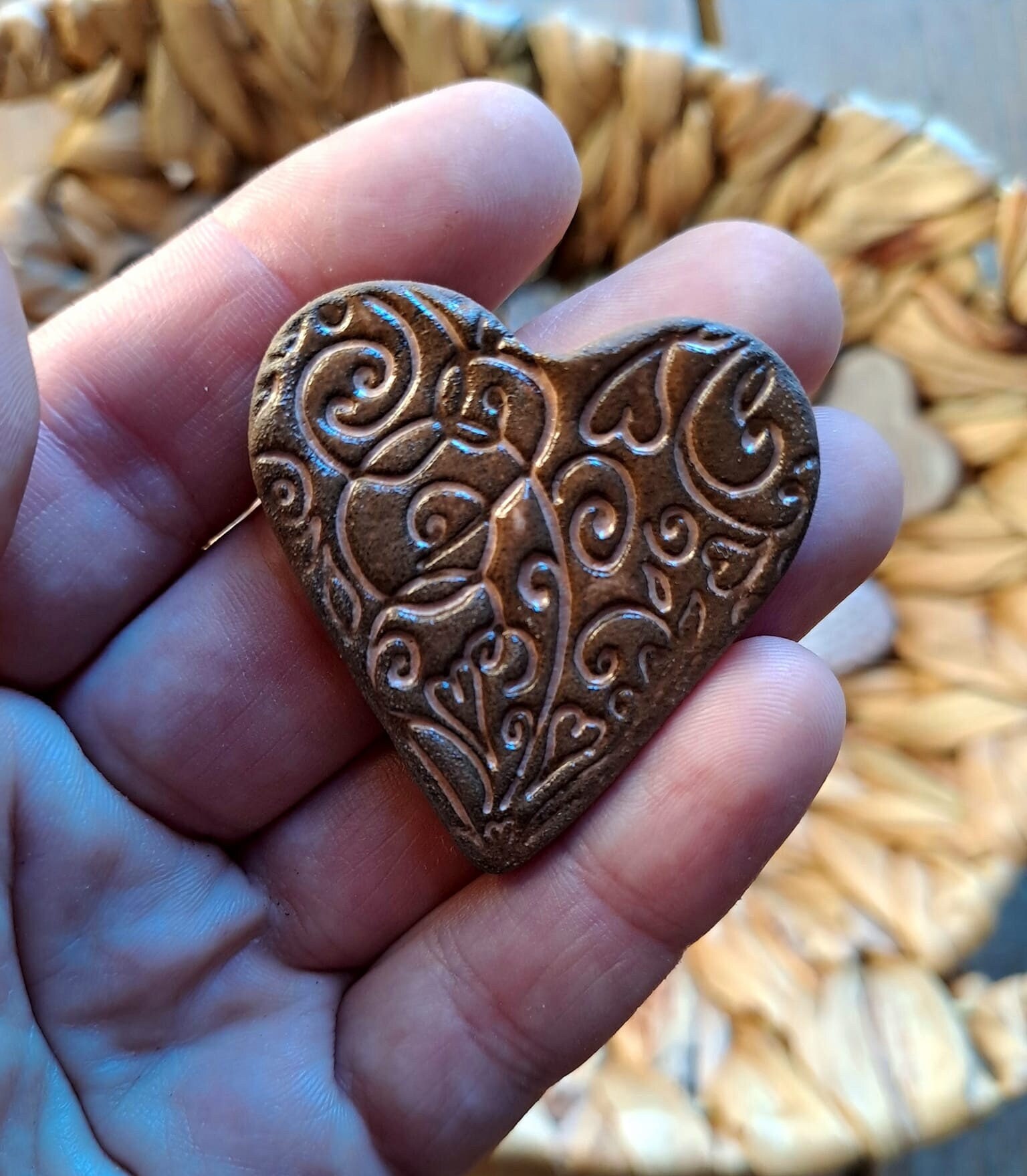 Wooden Heart for Crafts and Decorations - Heart Shape - Heart Magnet -  Heart Cut Out