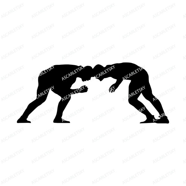 Male Wrestling SVG File, Male Wrestler SVG, Wrestling png, Men's wrestling svg, Cricut, dxf, png, eps, pdf, svg