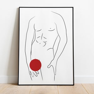 Man Art, Gay Art, Gay Print Poster, Man Art Print, Man Line Art Print, Male Body Line Art, Gay Wall Art, Male Wall Art, LGBT Wall Art