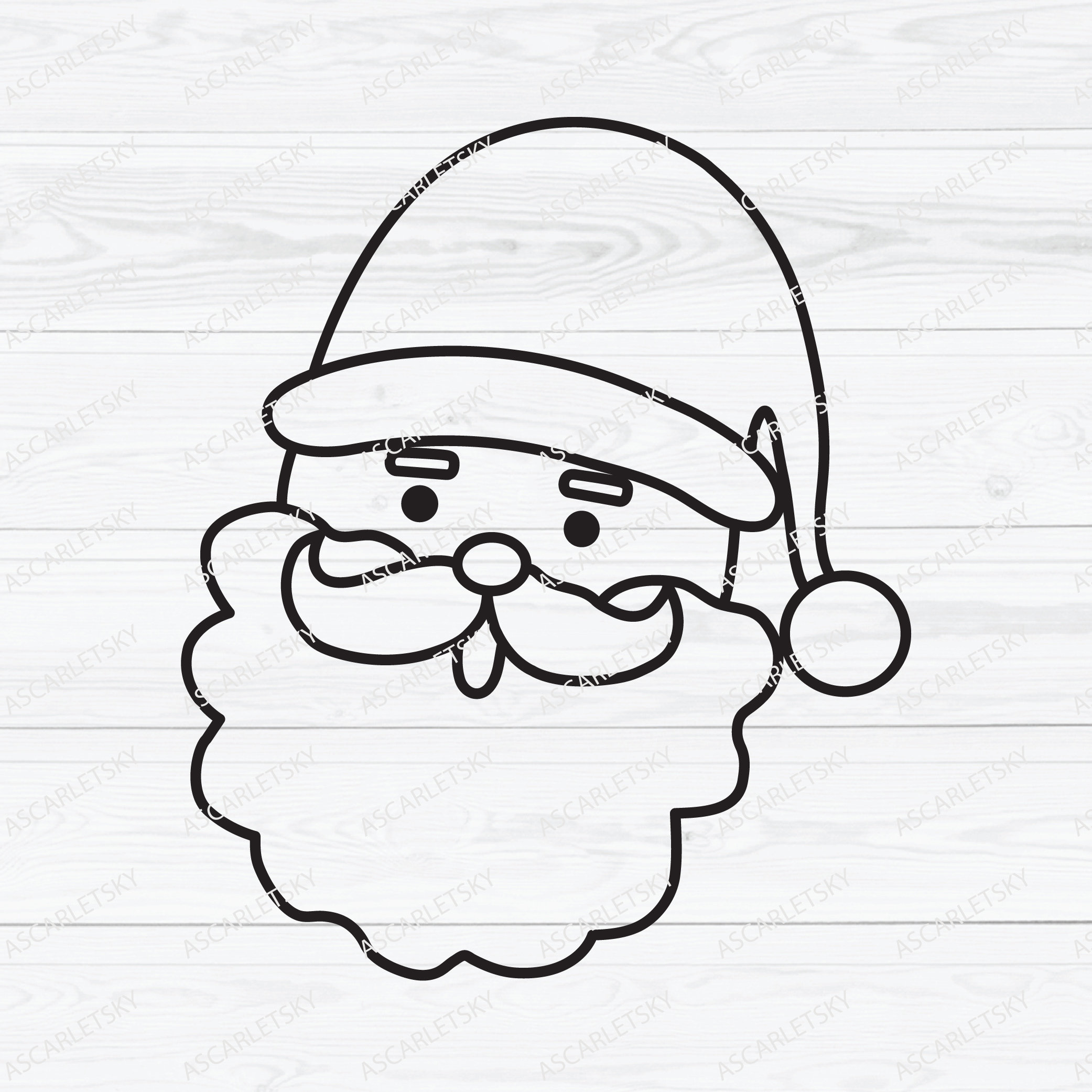Santa Claus Outline SVG Santa Outline Svg Santa Face Outline Svg Santa Claus Outline SVG Santa Outline Svg Santa Face Outline Svg