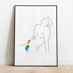 Gay Pride Wall Art, LGBTQ Print, Gay Art print. Gay Poster, Pride Month, Pride Flag, Pride art, Gay Art, digital download