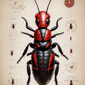 40 Sketch Insect Bundle - High Res Insect Illustrations for T-shirts ...