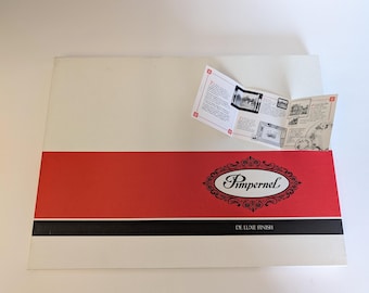 Vintage Pimpernel North American Wildflowers Placemat Set