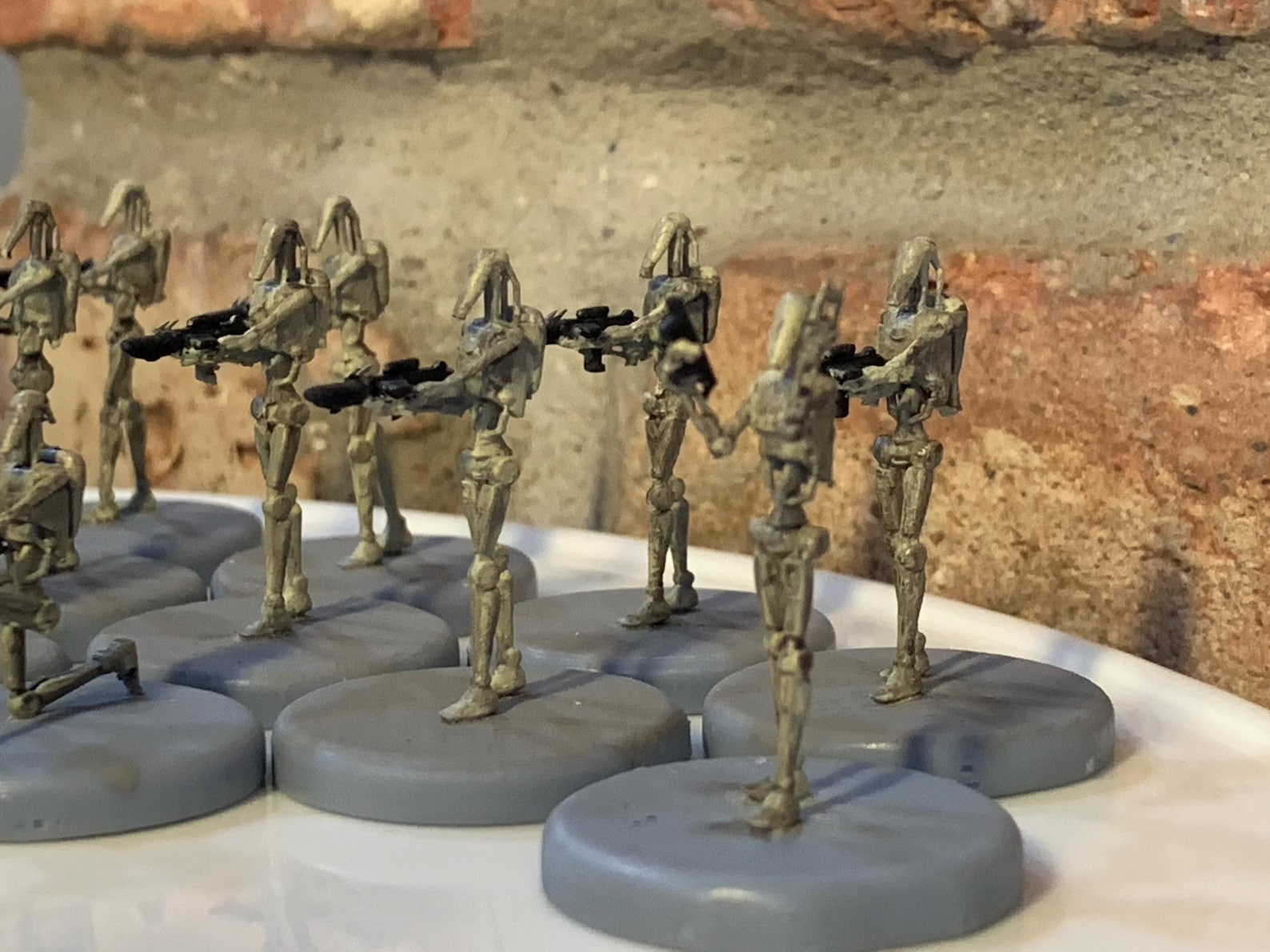 Mini-figures Scaled for Tabletop Strategy Games. B-1 Droids Battle ...