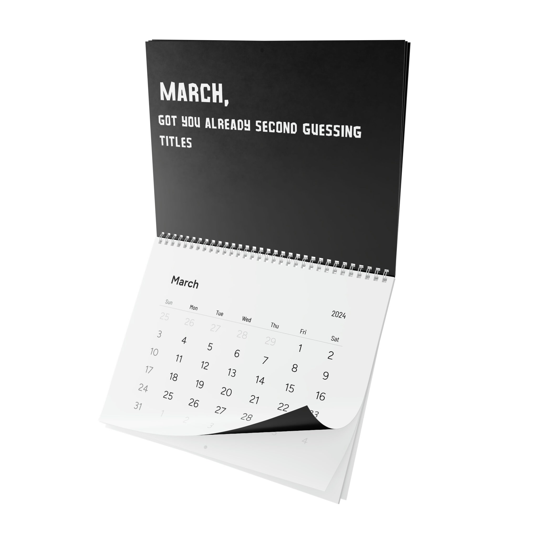 Standard Wall Calendar (2024) Drake 'Slime You Out" Merch calendar 2024