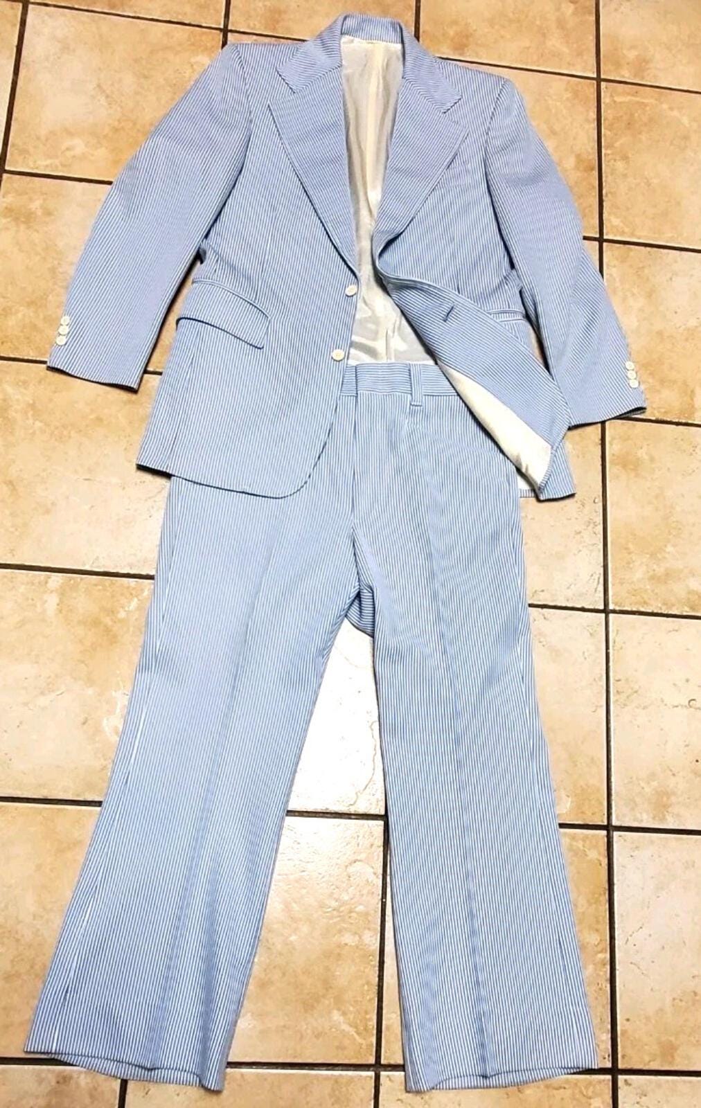 70s blue suit - Etsy 日本