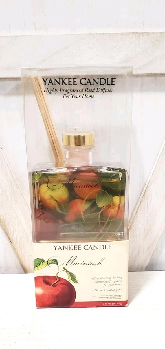 Yankee Candle Macintosh Reed Diffuser 3 Fl Oz Discontinued Highly Fragranced