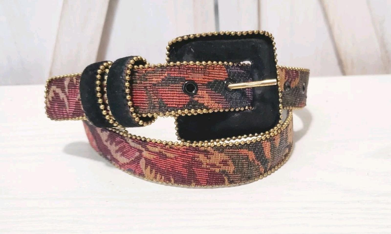 Vintage Y2K Sandy Duftler Brown/Bronze Designed Chain Belt Women\'s Large Sandy Duftler Belt - Etsy main image 2