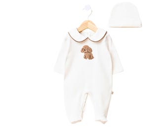 Body personalizzato per neonato con nome – Completo personalizzato per neonata – Abbigliamento ricamato per neonato – Regalo per baby shower – Regalo personalizzato per neonato