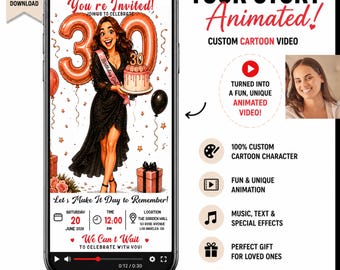 Animated Birthday Invitation