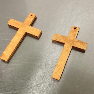 Wooden cross ornaments